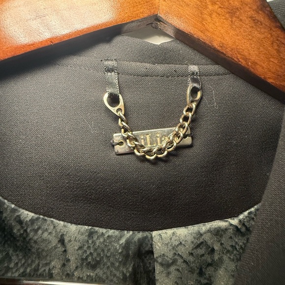 Lilian by Debenhams Black Belted Coat / Trench-Style Jacket – Tailored – Heavy - Picture 5 of 11